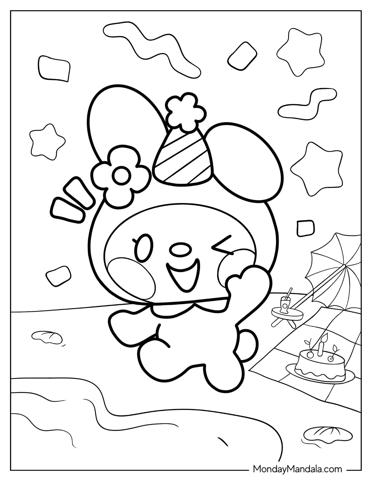 31 Sanrio Coloring Pages 11