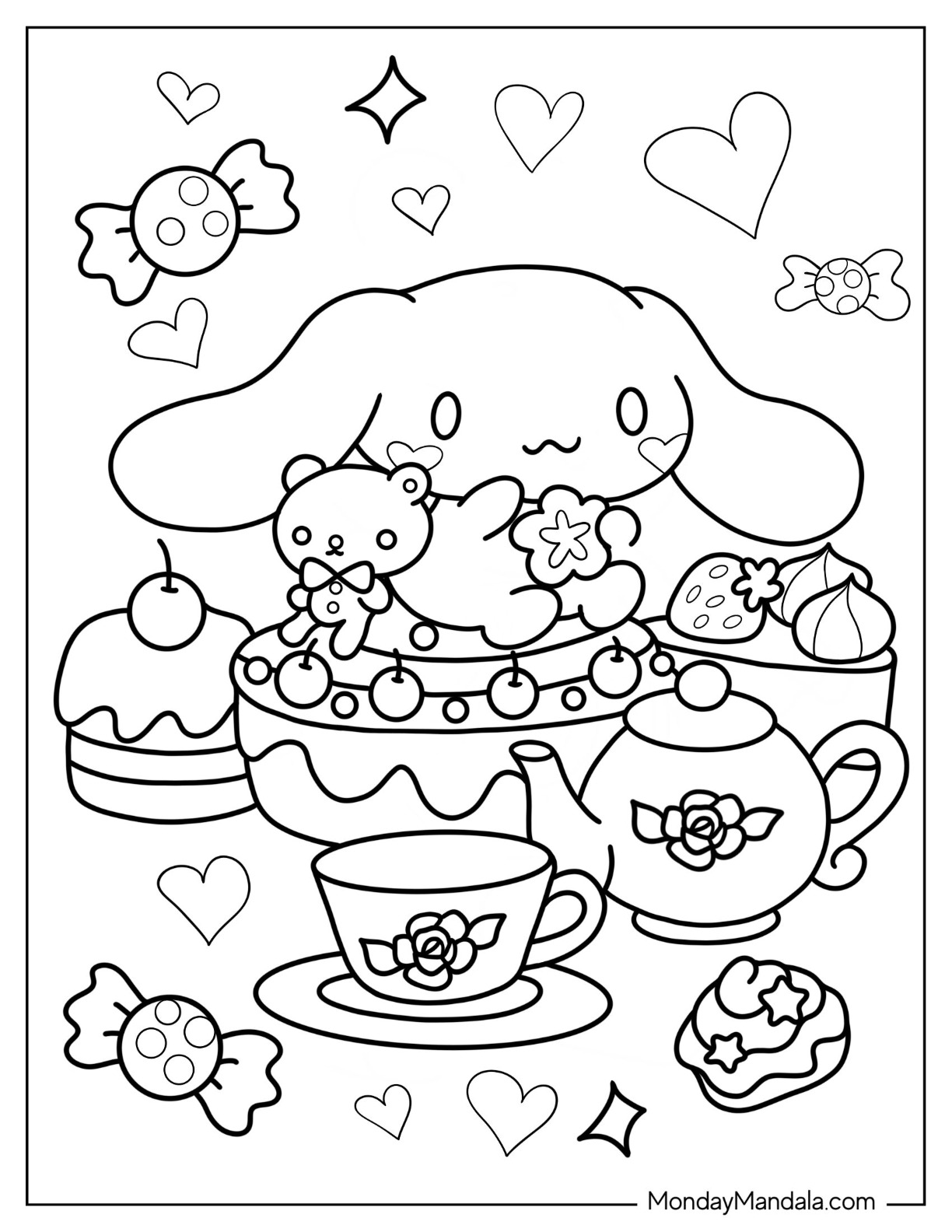 31 Sanrio Coloring Pages 14