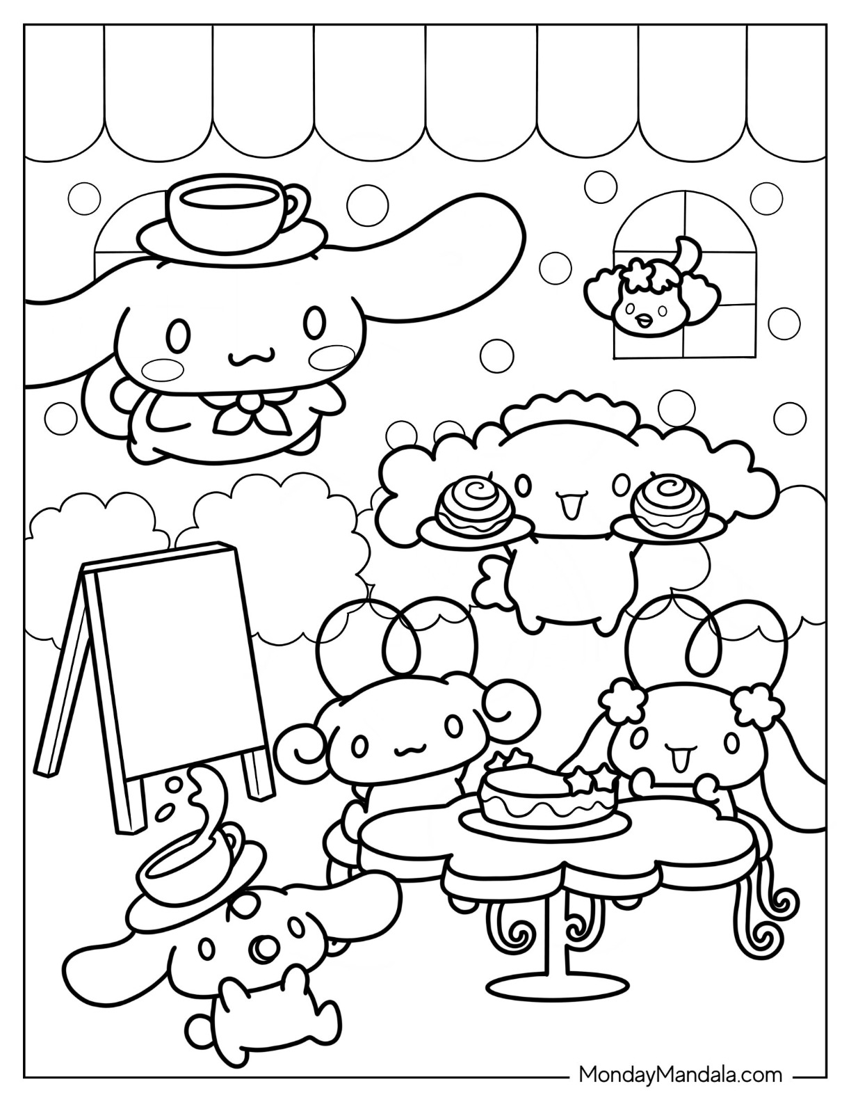 31 Sanrio Coloring Pages 21