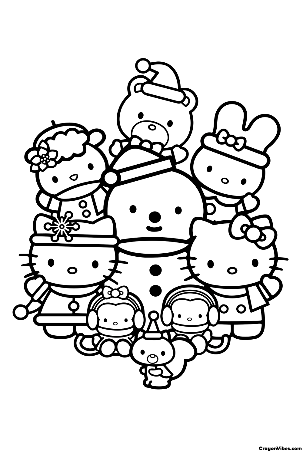 31 Sanrio Coloring Pages 30