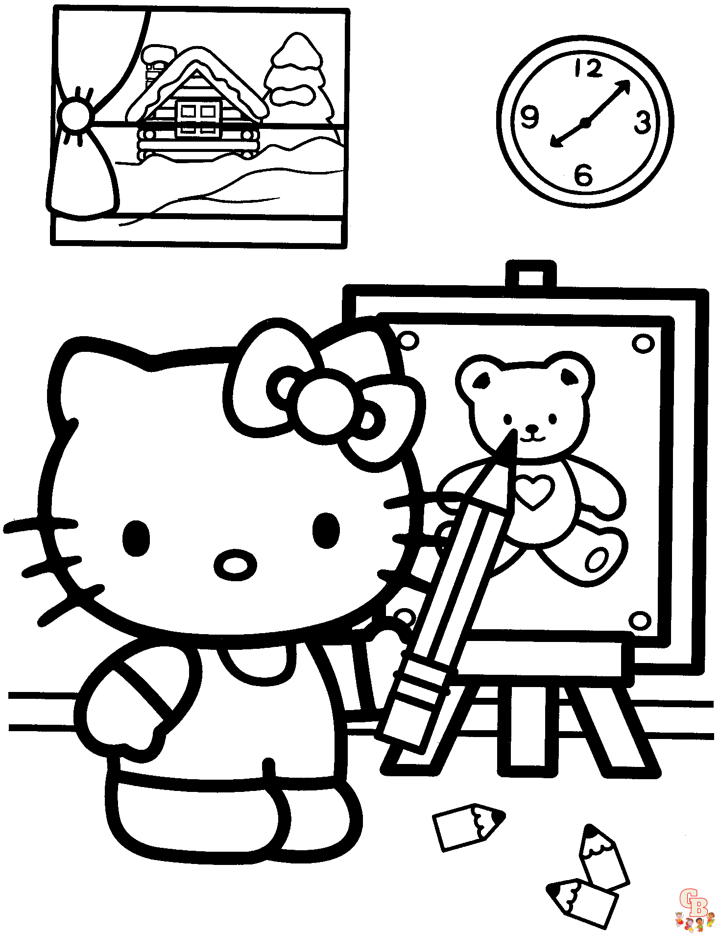 31 Sanrio Coloring Pages 7