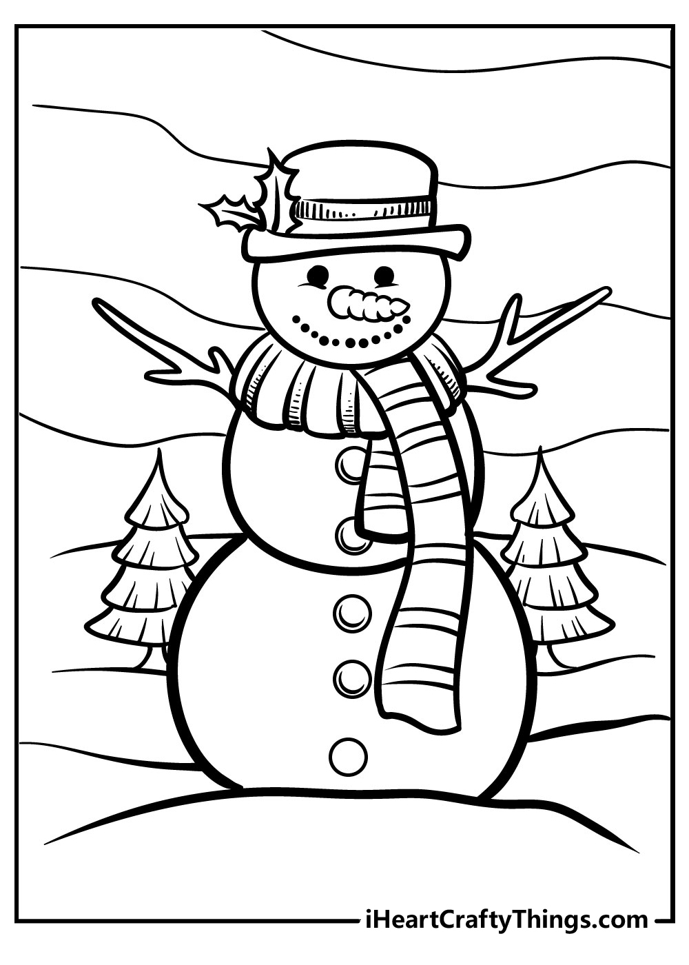 santa and snowman coloring pages printable jpg