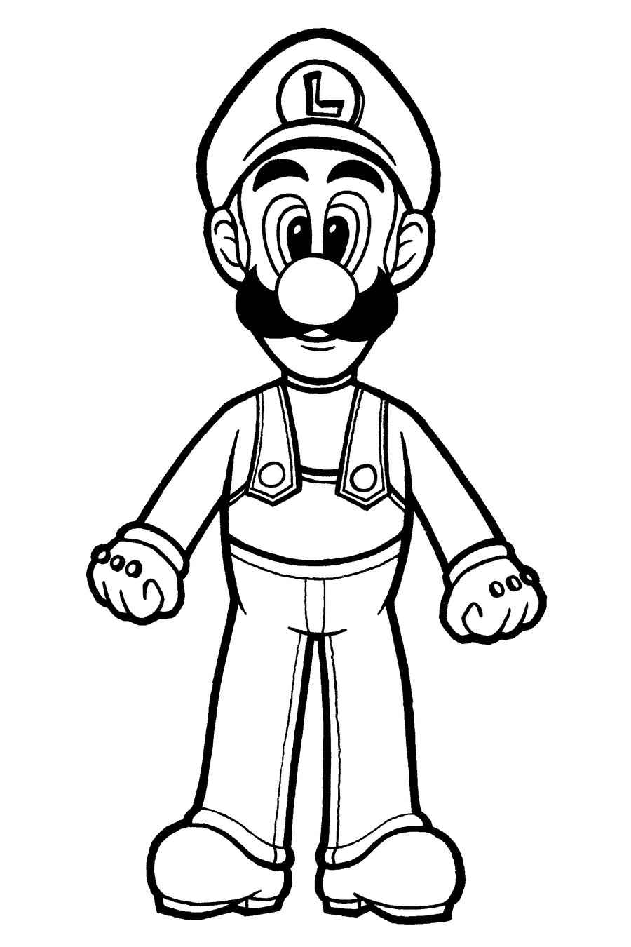 31 Super Luigi Coloring Pages Printable 24