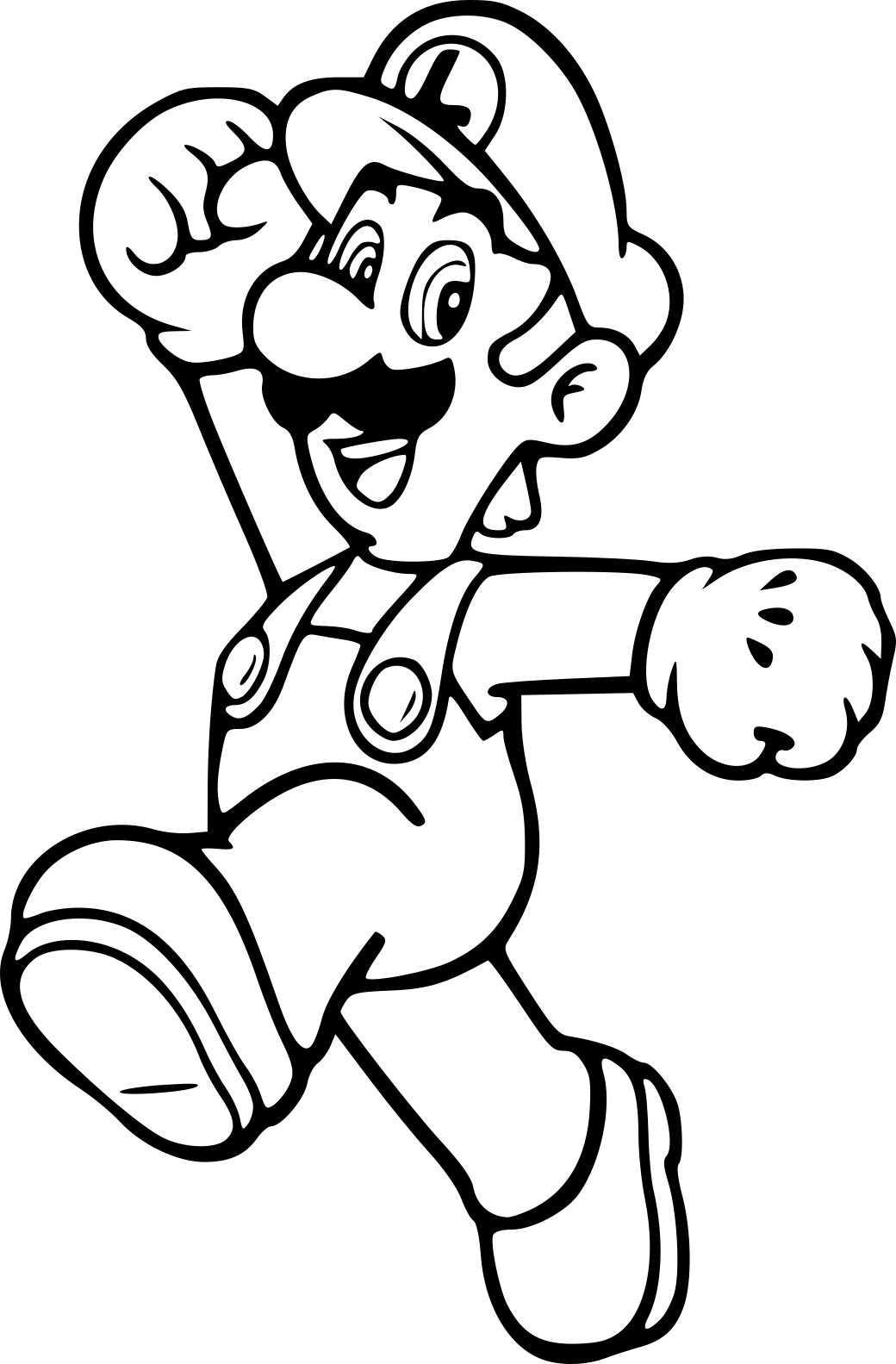 31 Super Luigi Coloring Pages Printable 25