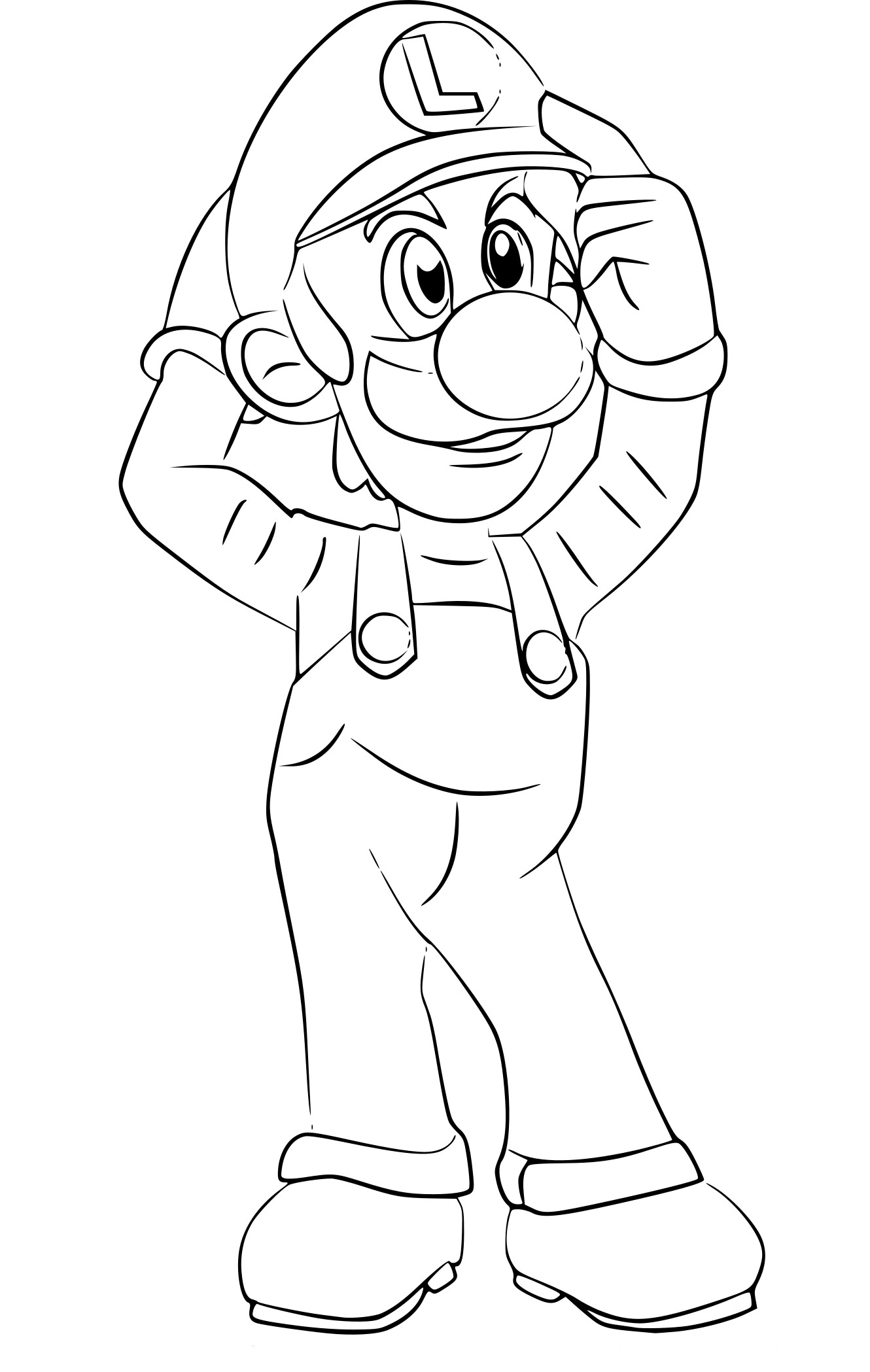 31 Super Luigi Coloring Pages Printable 27