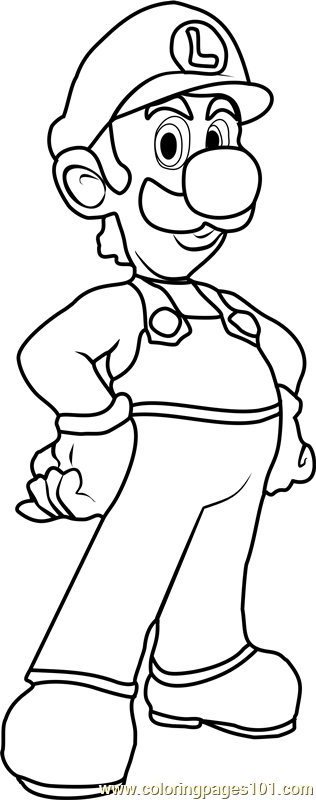 31 Super Luigi Coloring Pages Printable 29