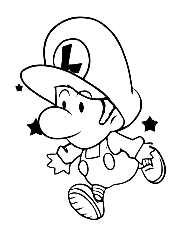 31 Super Luigi Coloring Pages Printable 30