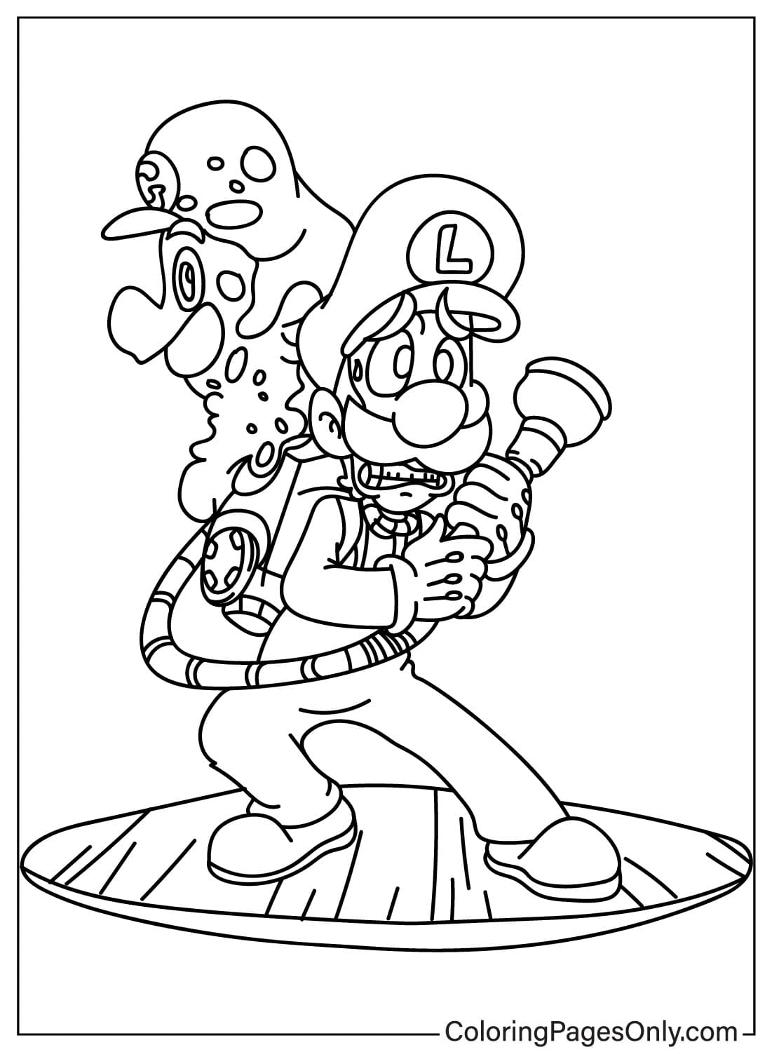 super luigi coloring pages printable jpg