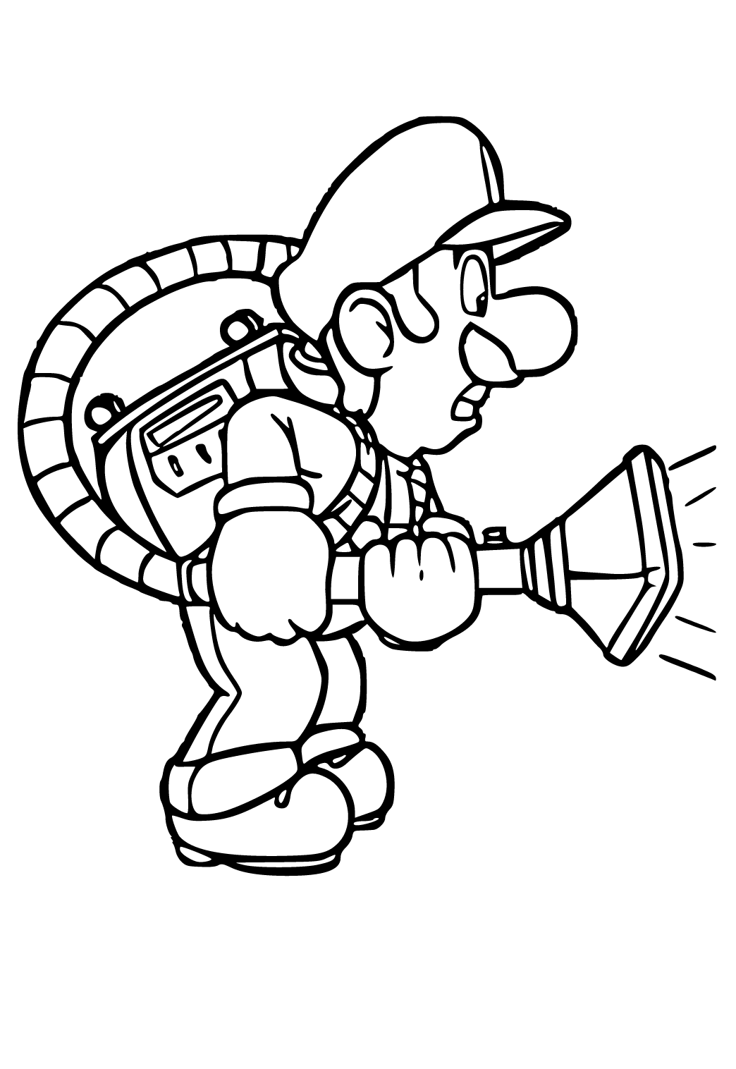 31 Super Luigi Coloring Pages Printable 9