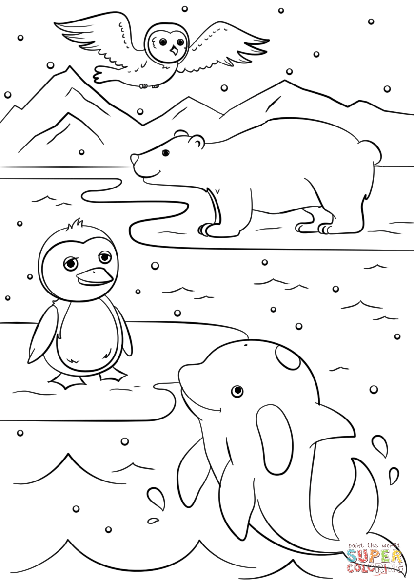 31 Winter Bear Coloring Pages Printable 12