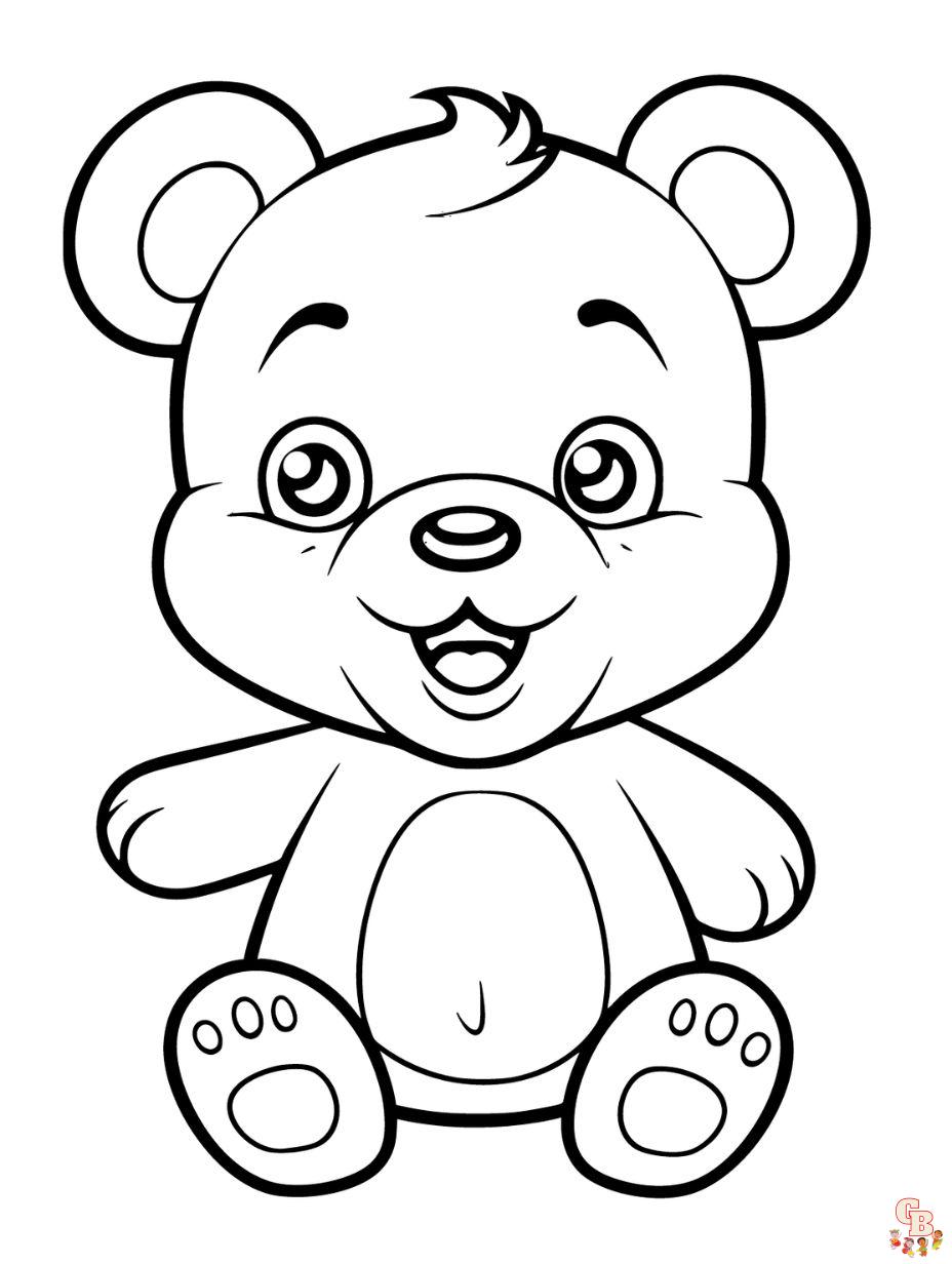 31 Winter Bear Coloring Pages Printable 23