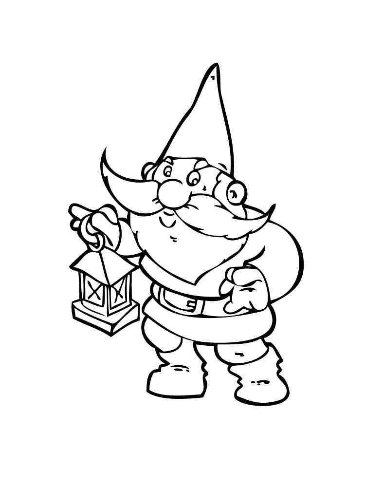 gnome coloring pages printable jpg