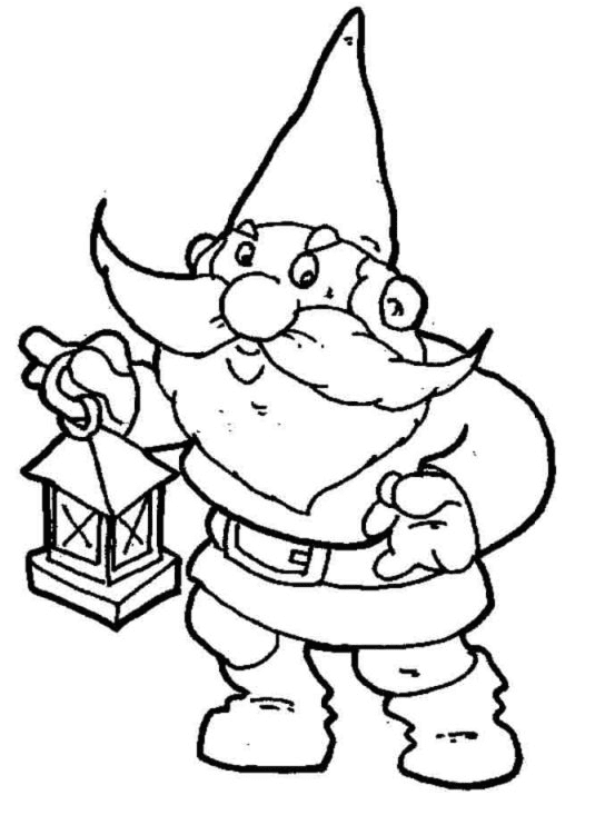 gnome coloring pages printable jpg