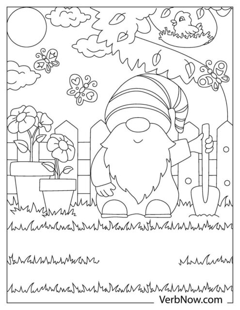 32 Gnome Coloring Pages Printable 17