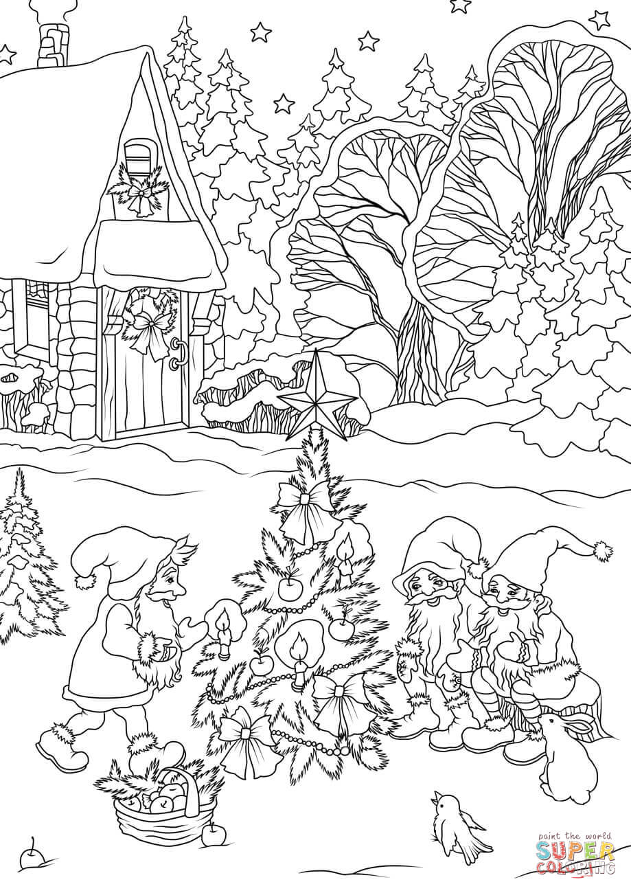 32 Gnome Coloring Pages Printable 19