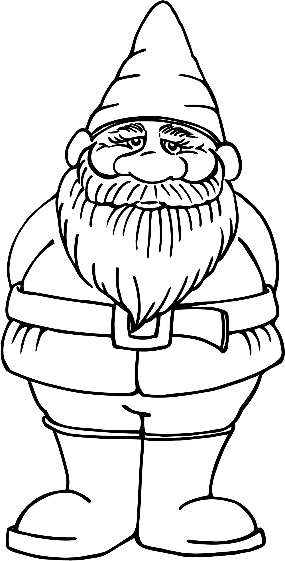 gnome coloring pages printable jpg