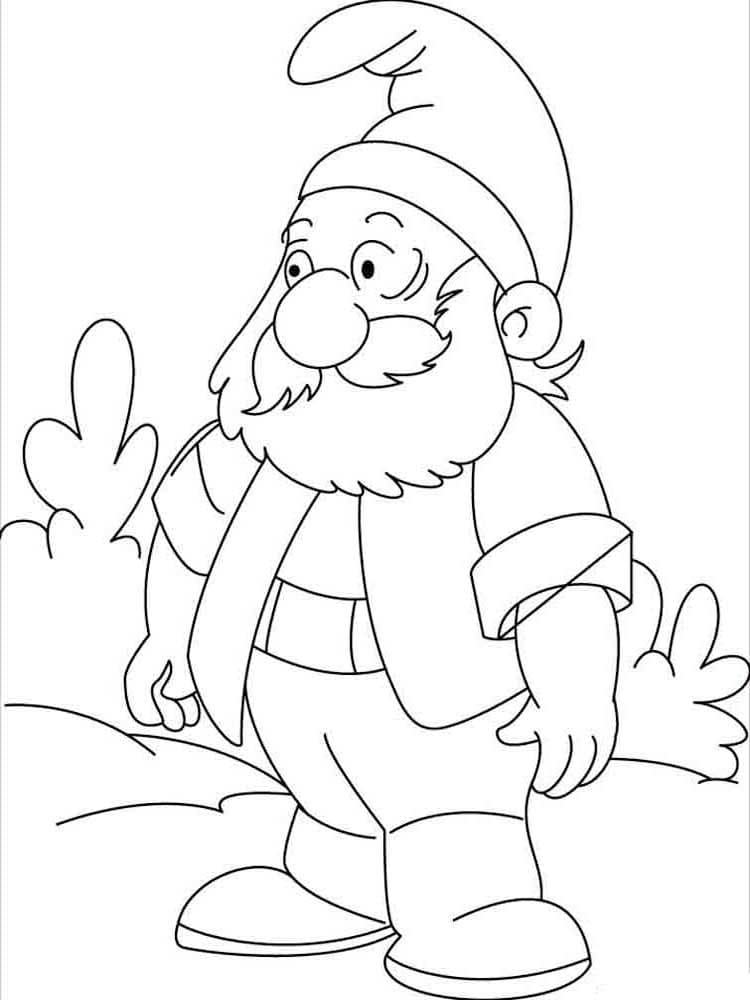 32 Gnome Coloring Pages Printable 29