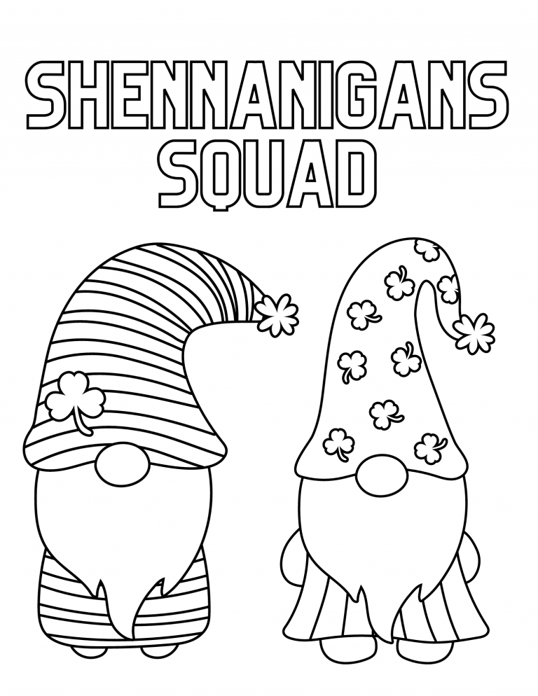 32 Gnome Coloring Pages Printable 31