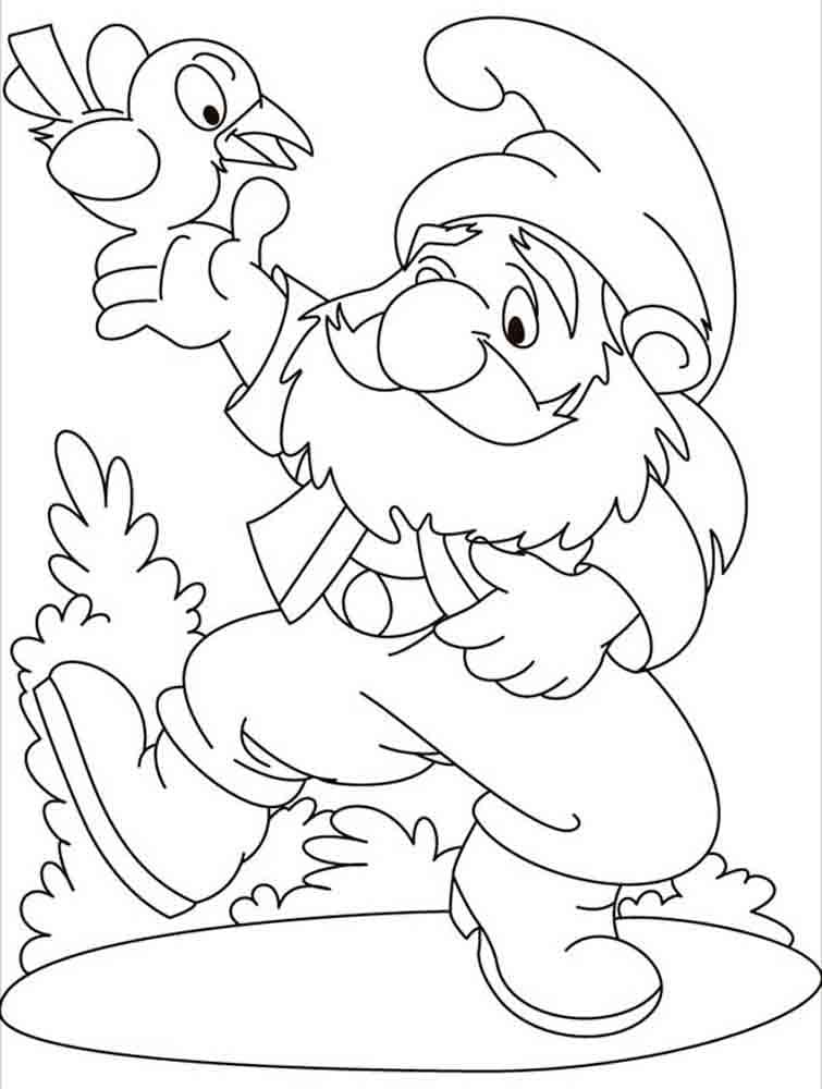 32 Gnome Coloring Pages Printable 35