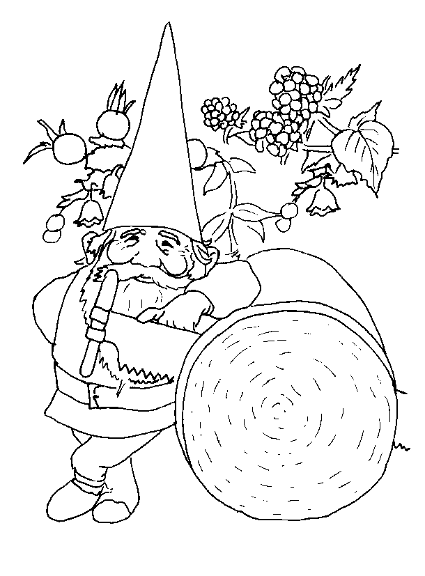 32 Gnome Coloring Pages Printable 4