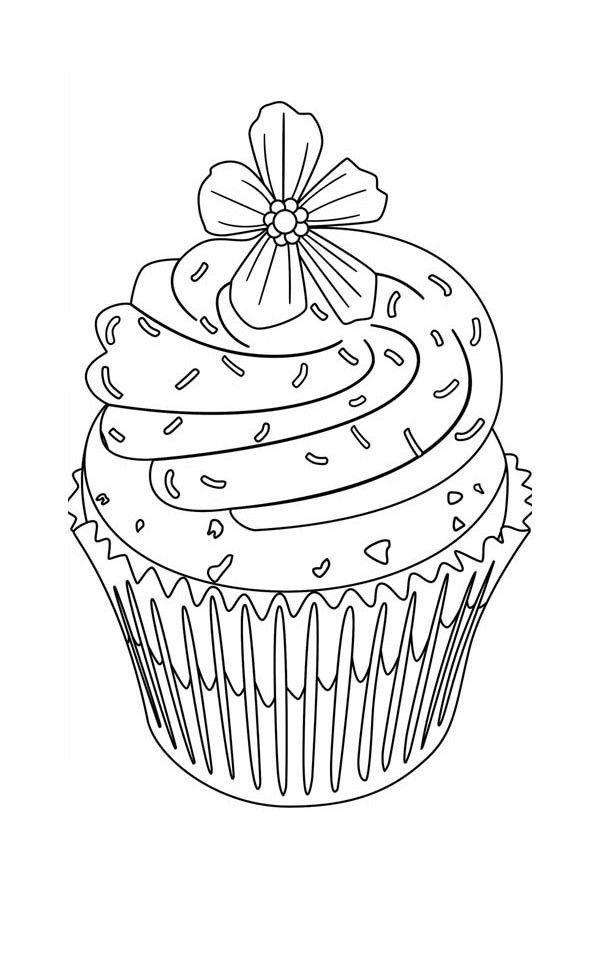 delicious cupcake coloring pages for all ages printable jpg