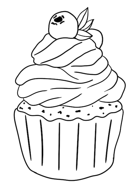 delicious cupcake coloring pages for all ages printable jpg