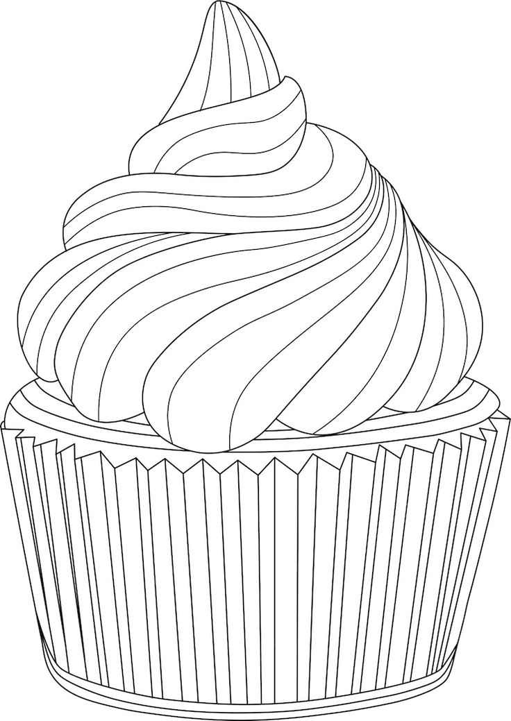 delicious cupcake coloring pages for all ages printable jpg