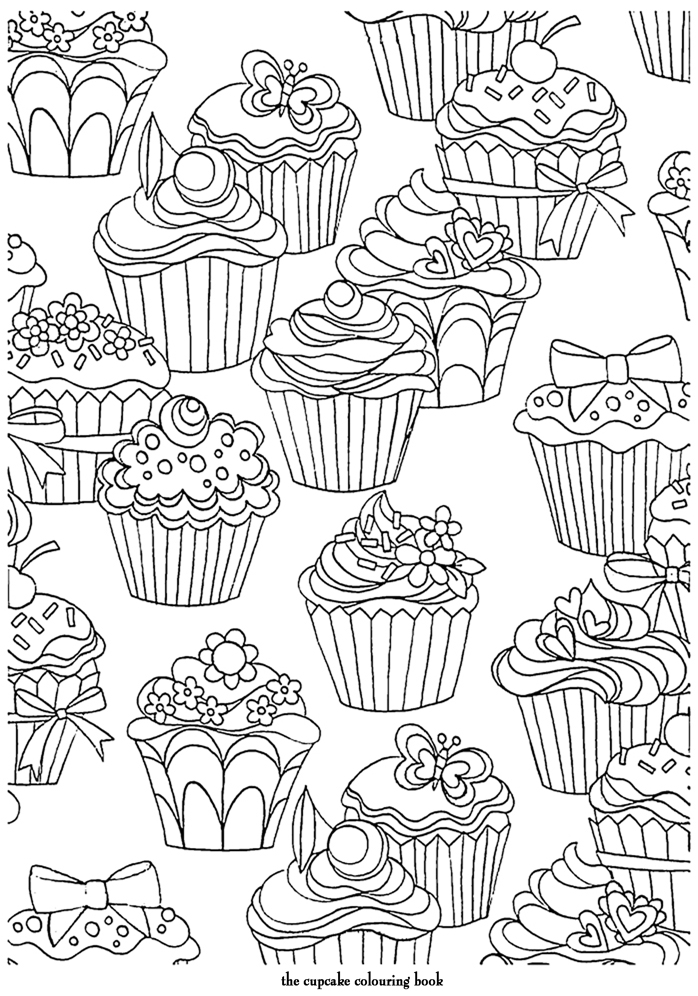 33 Delicious Cupcake Coloring Pages for All Ages Printable 18