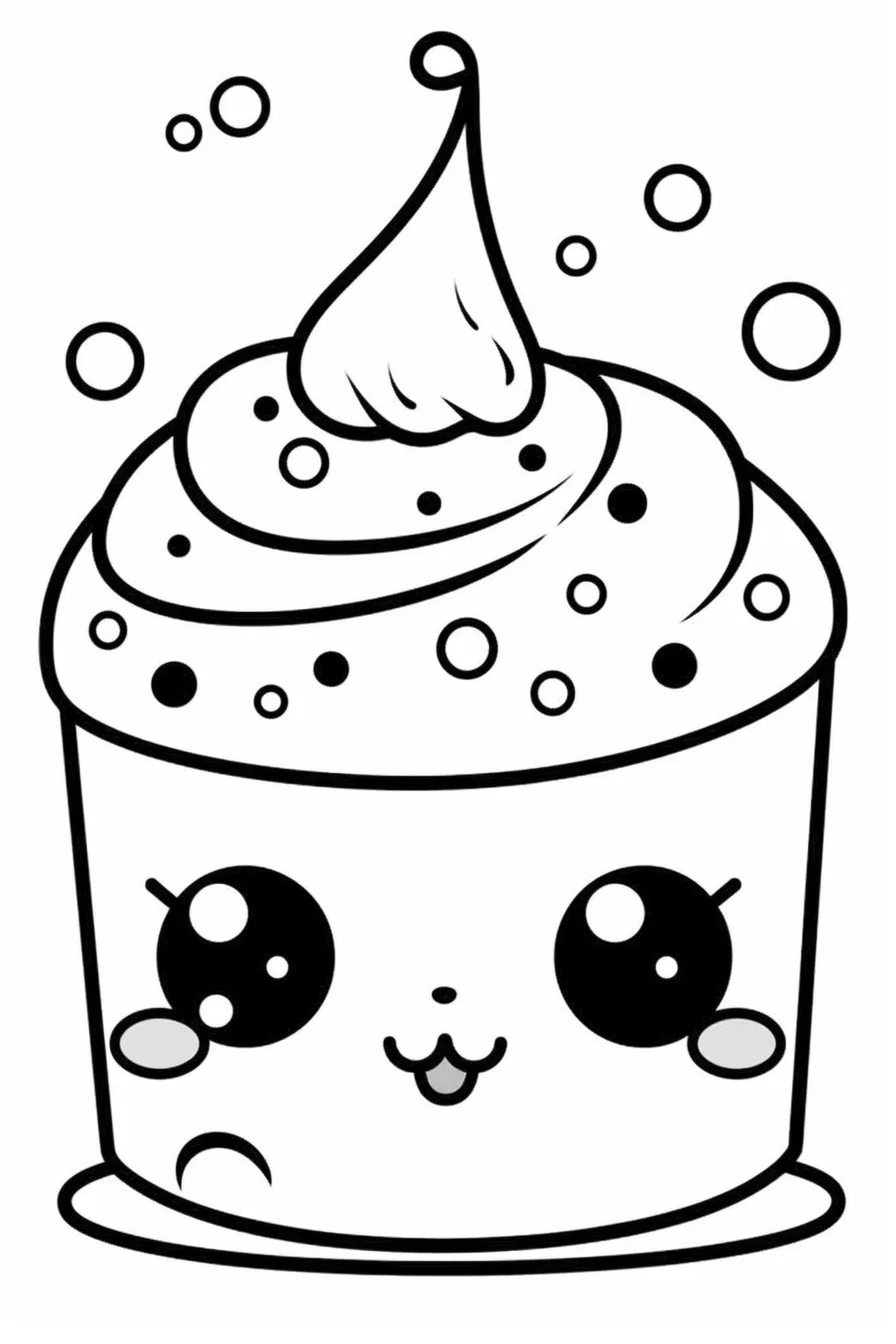 33 Delicious Cupcake Coloring Pages for All Ages Printable 27