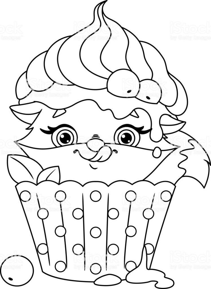 33 Delicious Cupcake Coloring Pages for All Ages Printable 31