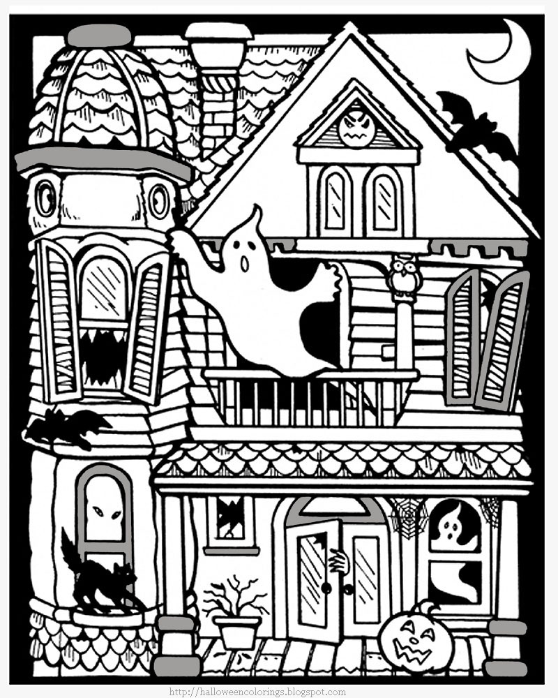 34 Super Cute and Spooky Halloween Coloring Pages for Kids 15