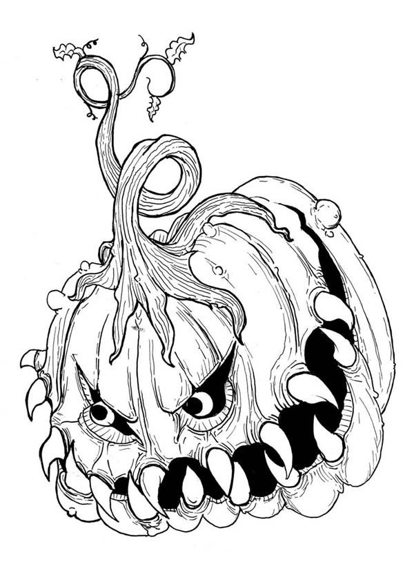 34 Super Cute and Spooky Halloween Coloring Pages for Kids 20