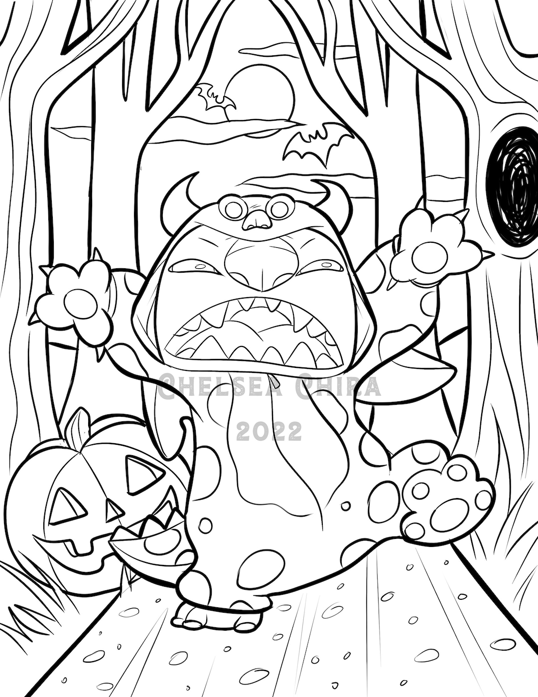 super cute and spooky halloween coloring pages for kids jpg