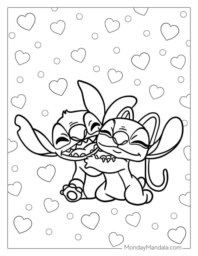 34 Vibrant Valentineâ€™s Day Coloring Pages Printable 20