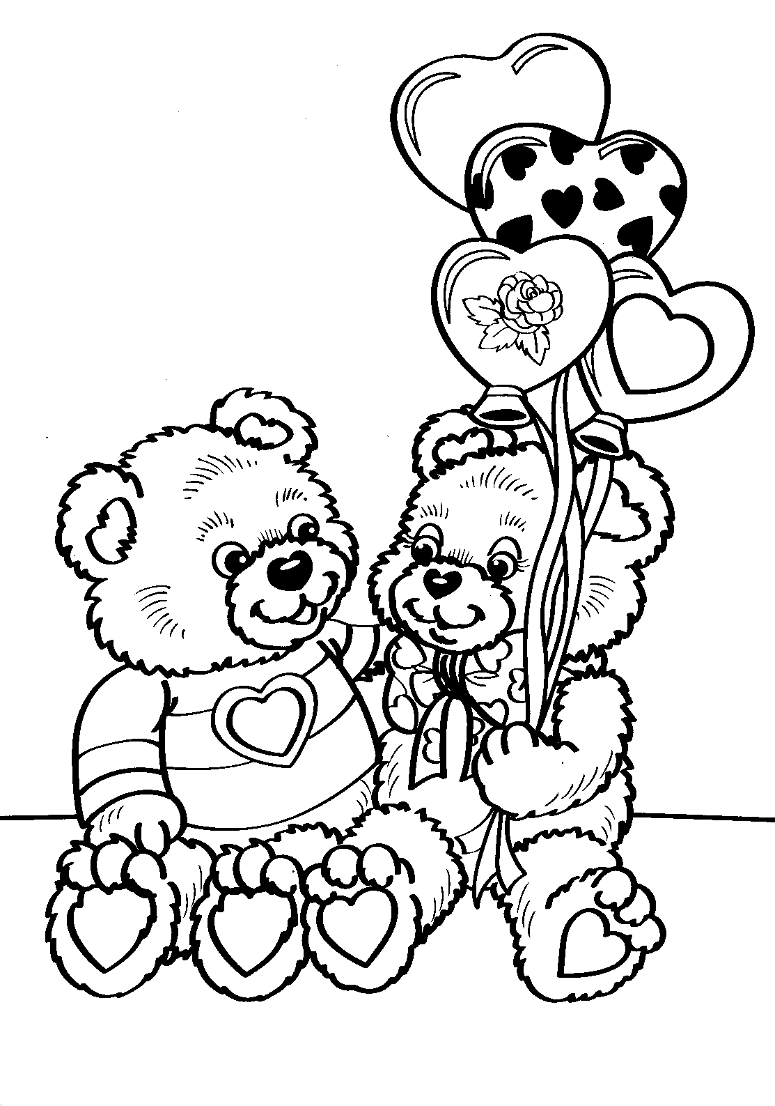 34 Vibrant Valentineâ€™s Day Coloring Pages Printable 6