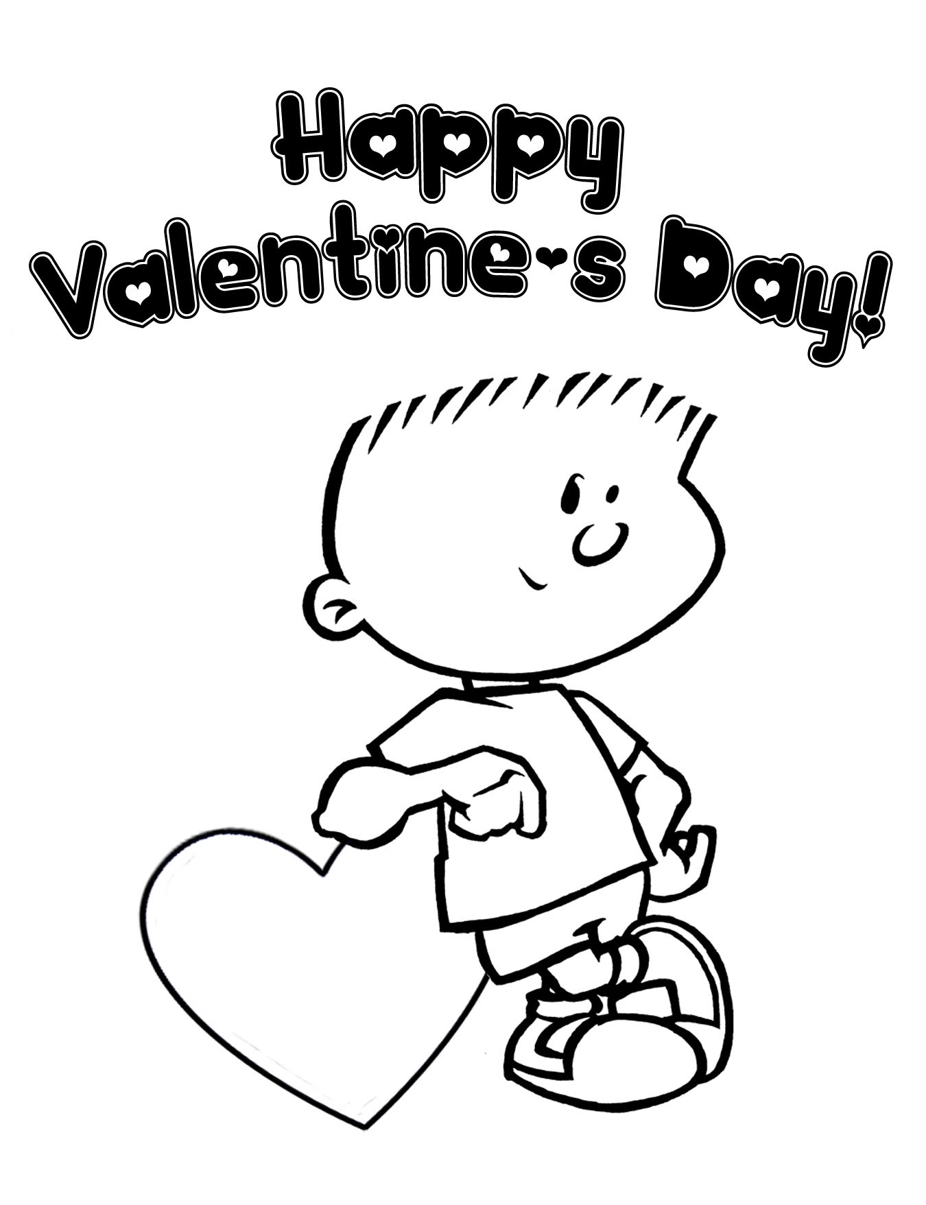 34 Vibrant Valentineâ€™s Day Coloring Pages Printable 7