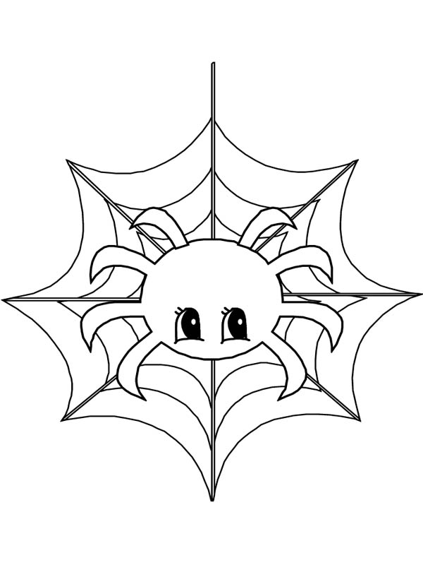 35 Exciting Halloween Spider Coloring Pages Printable 13