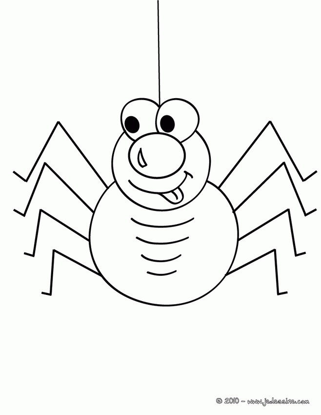 35 Exciting Halloween Spider Coloring Pages Printable 21