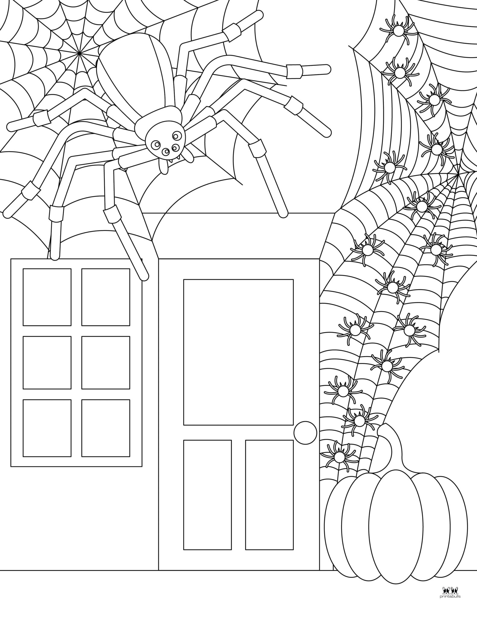 35 Exciting Halloween Spider Coloring Pages Printable 26