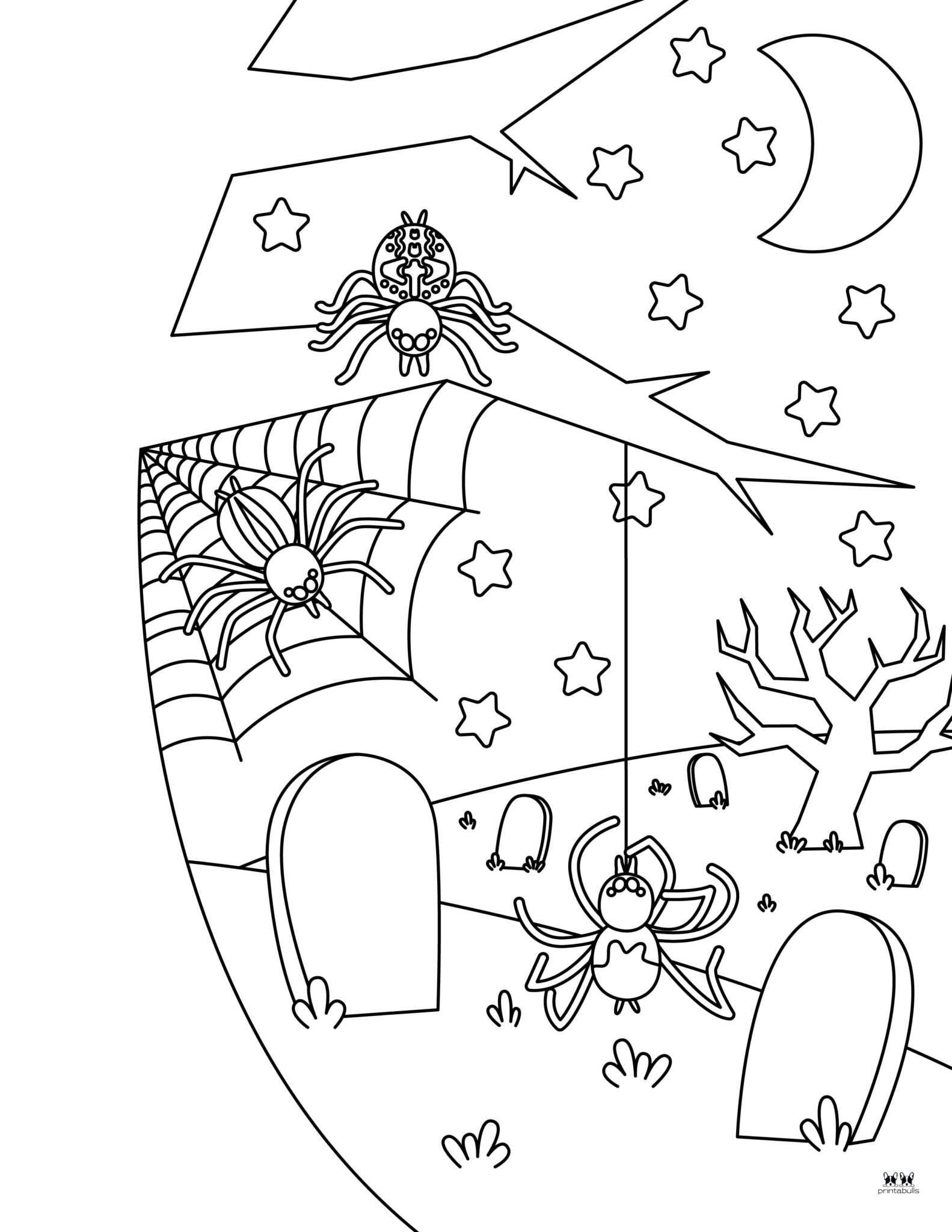 35 Exciting Halloween Spider Coloring Pages Printable 28