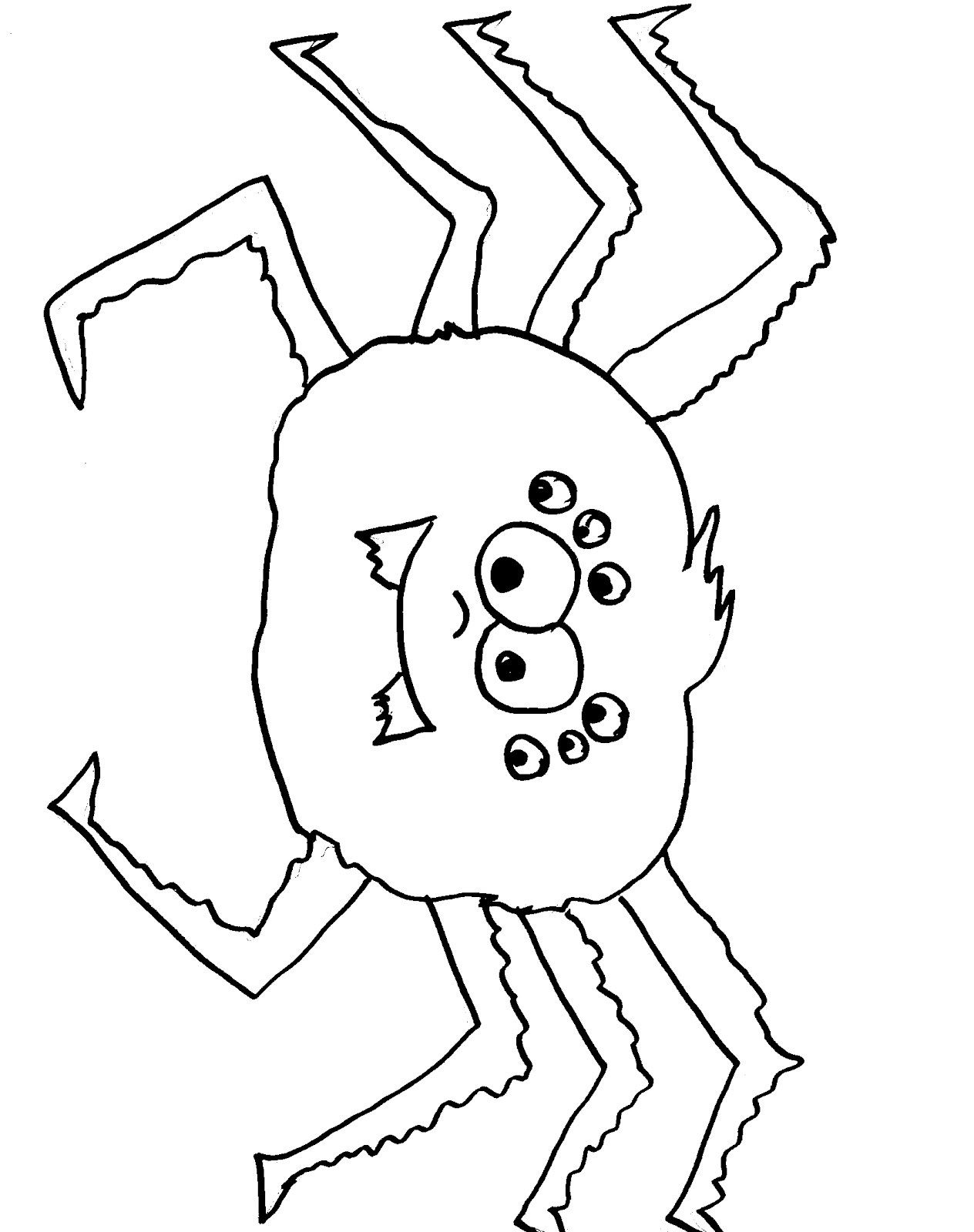 35 Exciting Halloween Spider Coloring Pages Printable 29