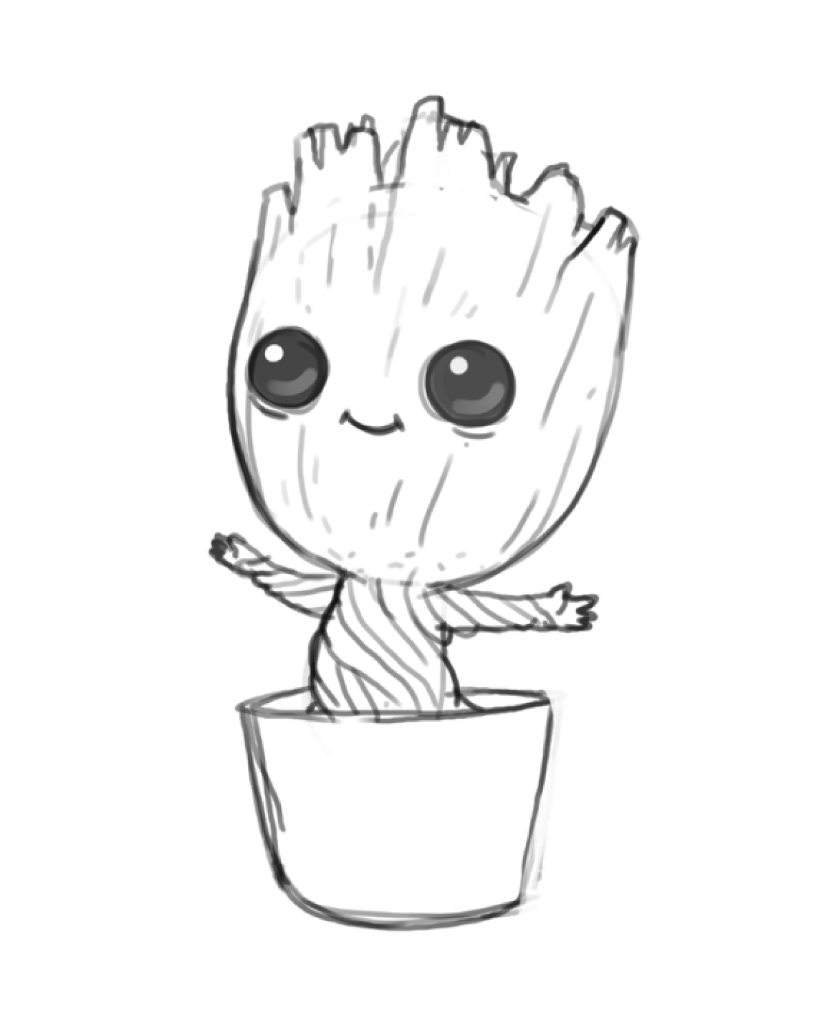 37 Adorable Groot Coloring Pages Printable 14