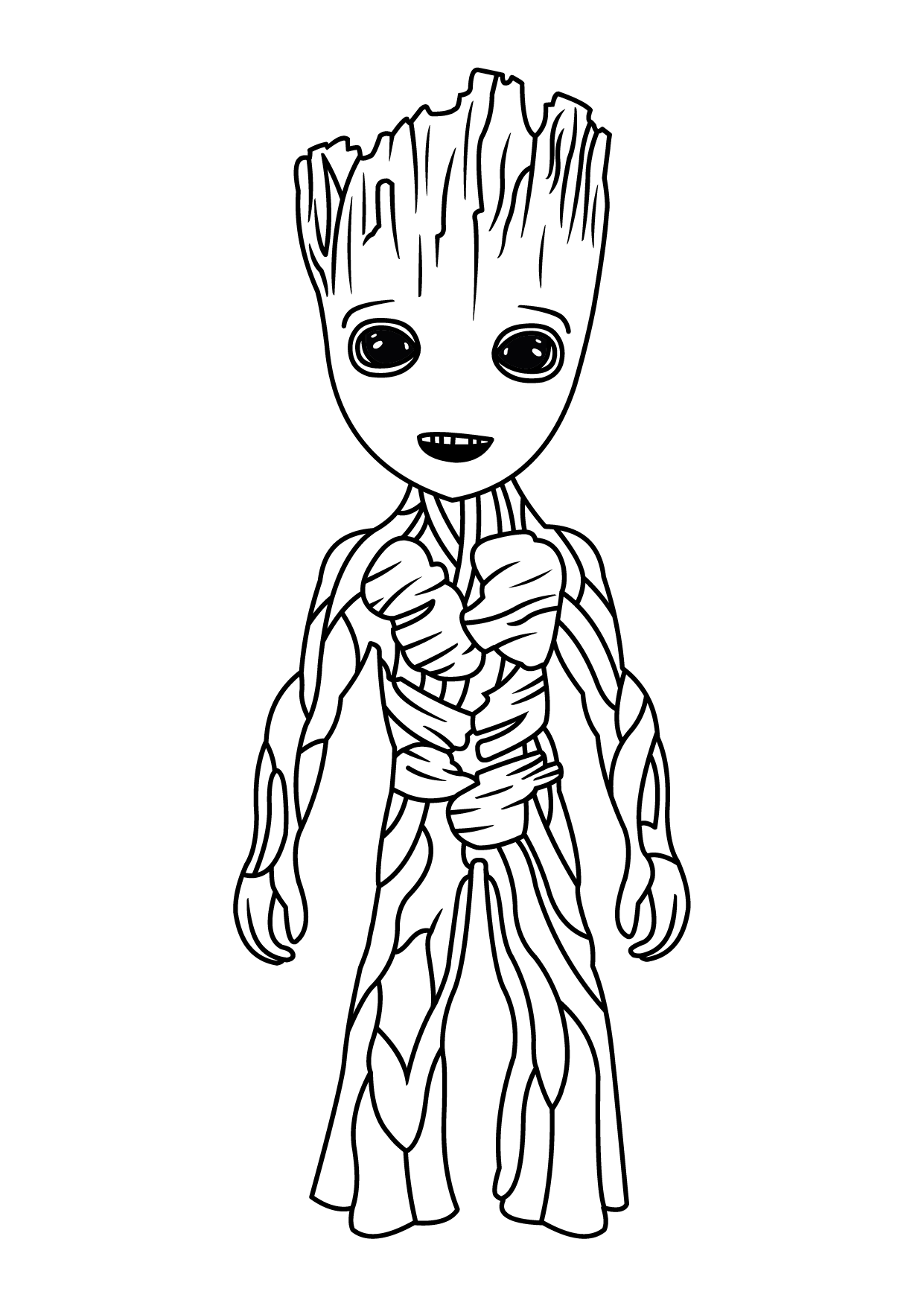 37 Adorable Groot Coloring Pages Printable 25