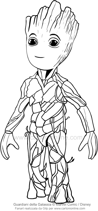 adorable groot coloring pages printable jpg