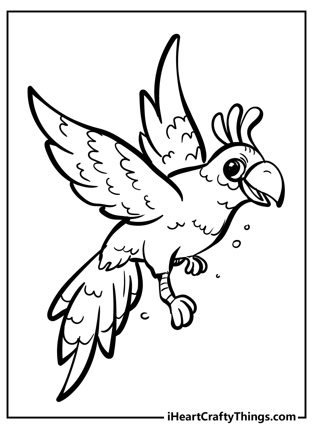 37 Cute and Easy Bird Coloring Pages Printable 18