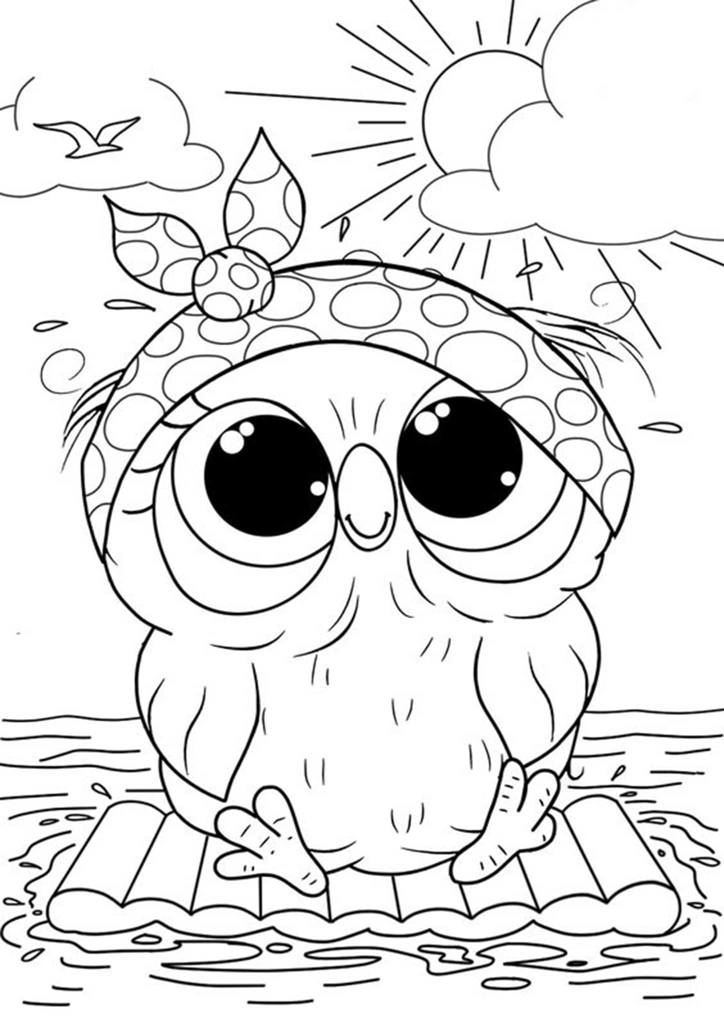 37 Cute and Easy Bird Coloring Pages Printable 21