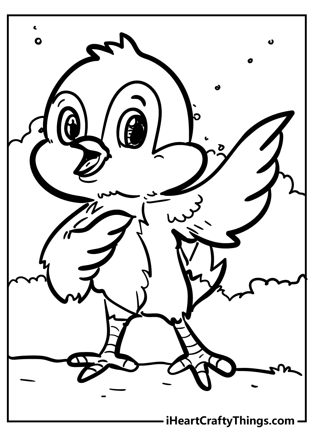 37 Cute and Easy Bird Coloring Pages Printable 22