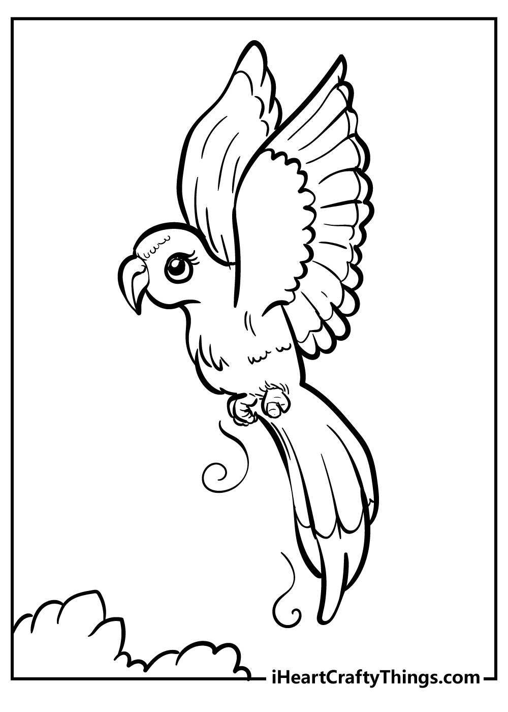 37 Cute and Easy Bird Coloring Pages Printable 31