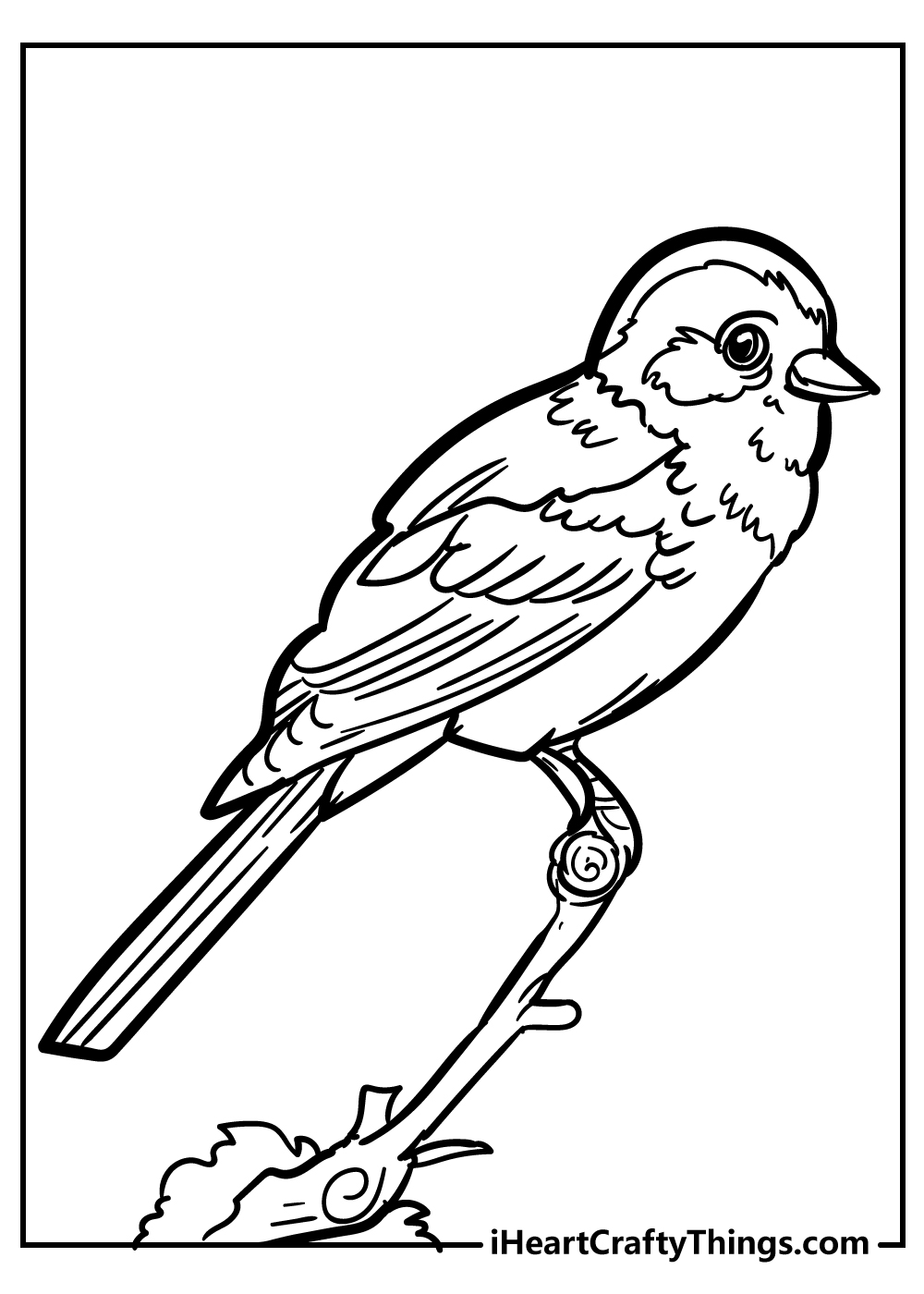 37 Cute and Easy Bird Coloring Pages Printable 33