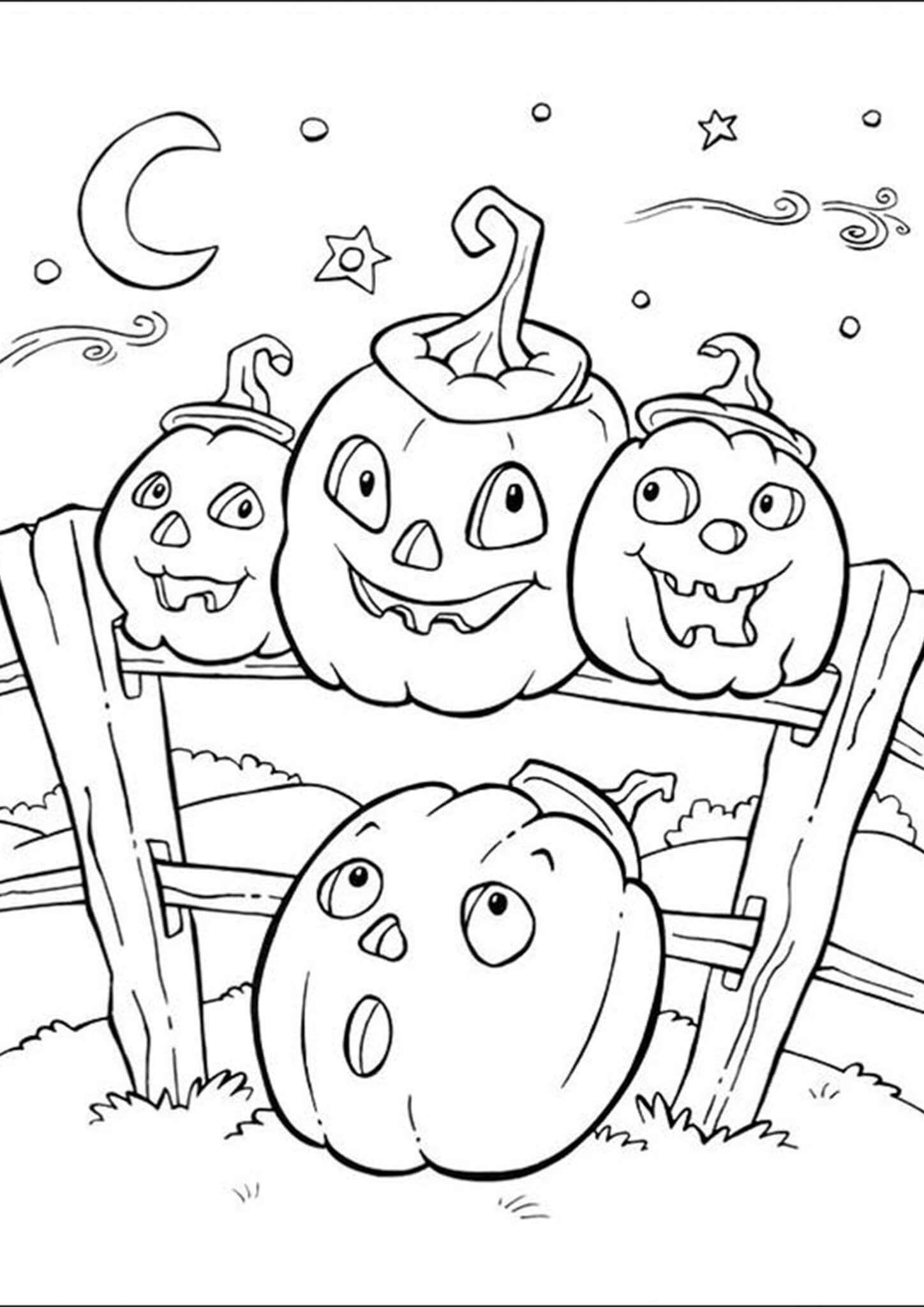 38 Free Printable Halloween Coloring Pages 10